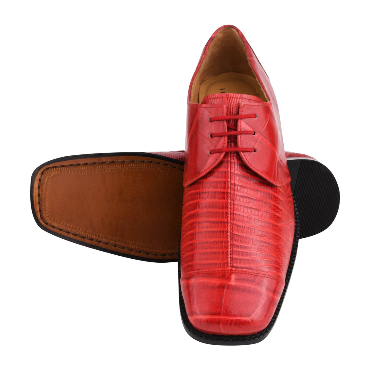 Handmade men's lace-up loafers in powder pink leather