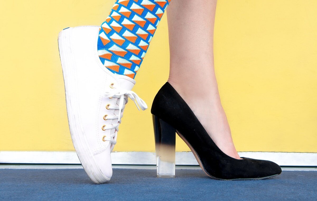 Why you shouldn't wear high heels a size too big for your feet