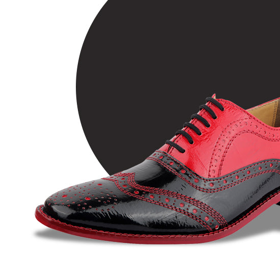 David Leather Derby Style Red Bottom Dress Shoes for Men – LIBERTYZENO