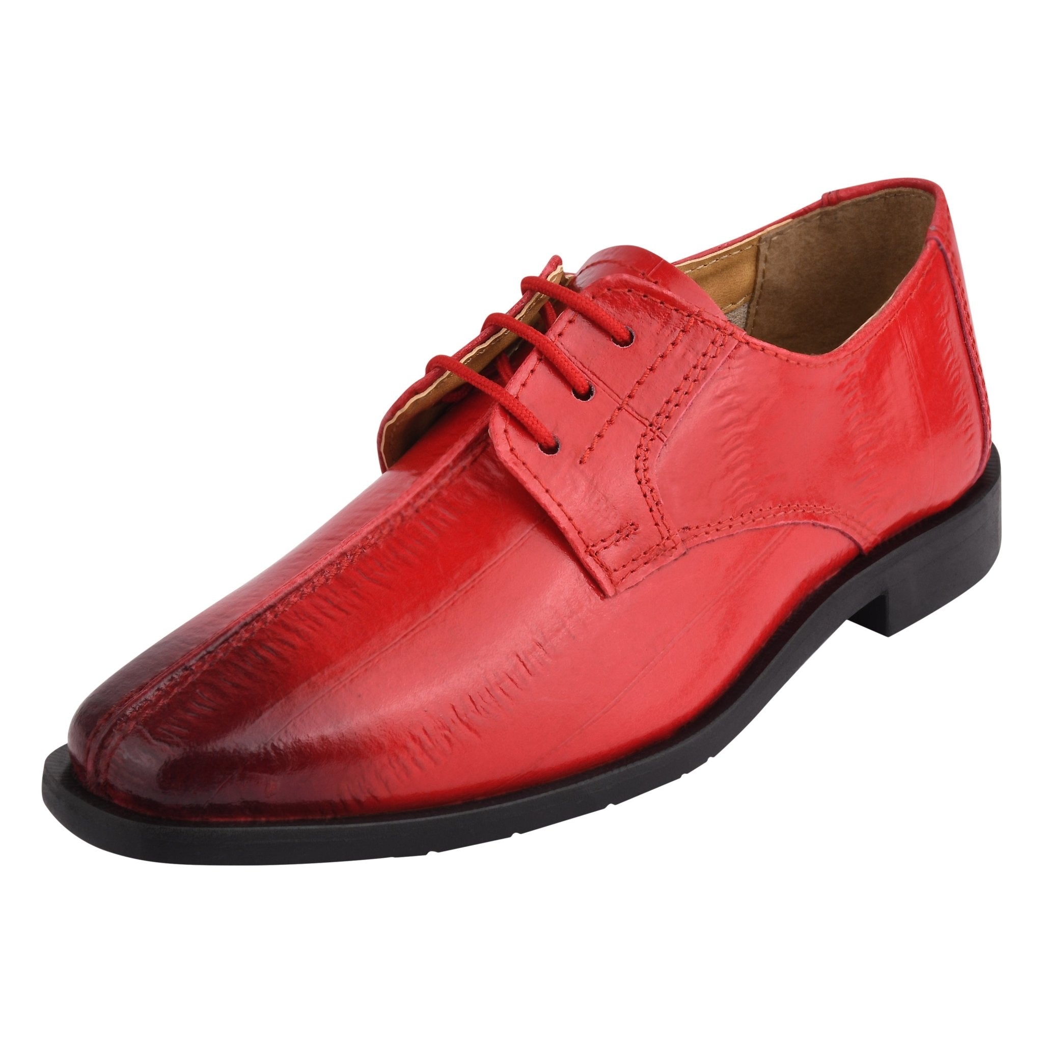 Jammy Leather Oxford Style Dress Shoes for Kids - Purple, Blue and Red ...