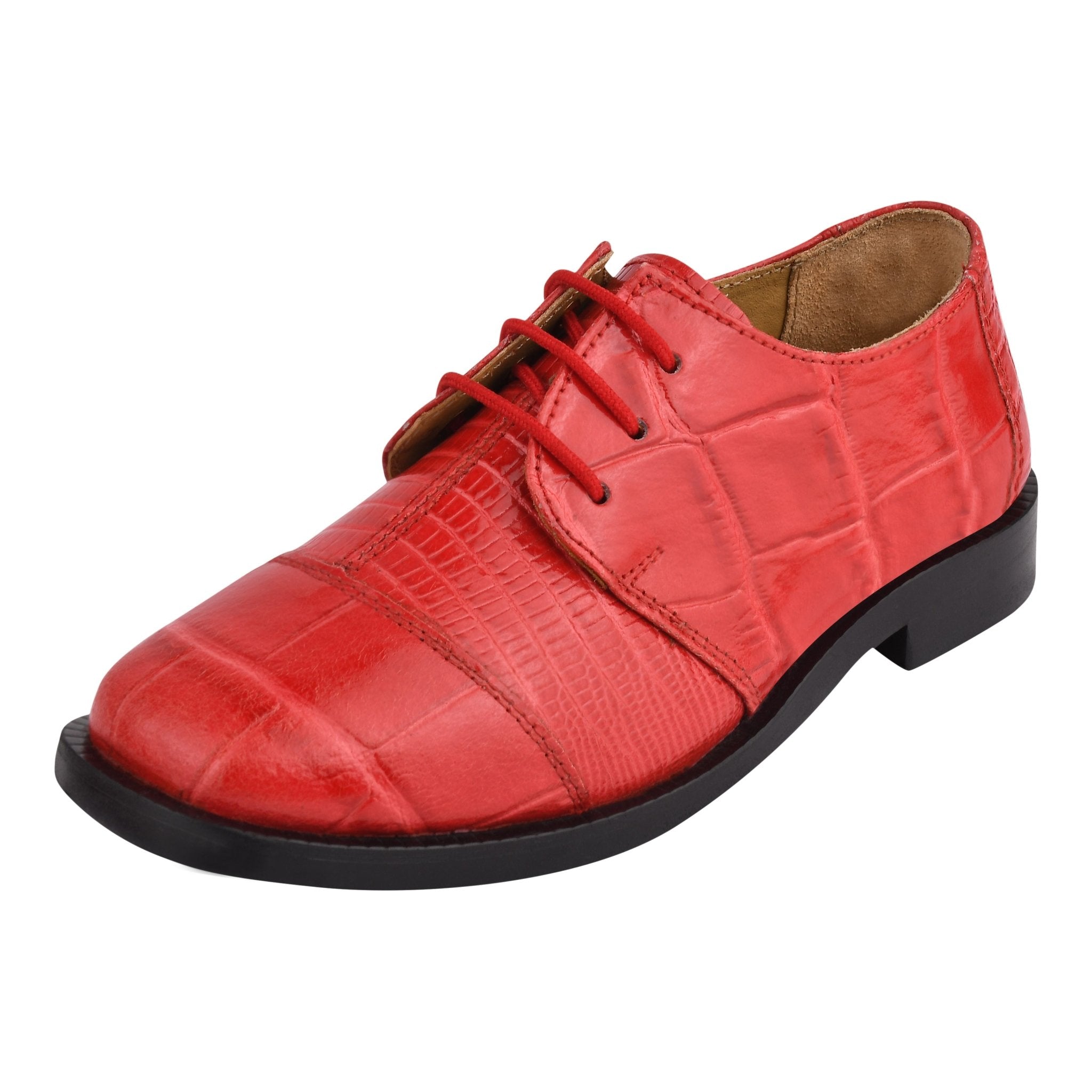 Boys red dress shoes online